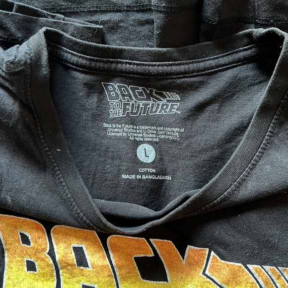Back to the Future T-Shirt (Black) - Men’s L - Picture 2 of 6